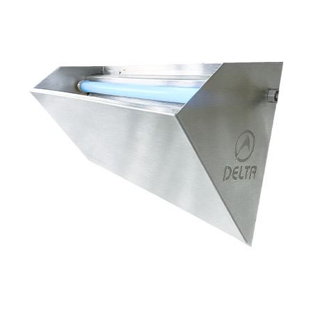 دستگاه حشره کش برقی با تله چسبی  deltrap مدل دیواری استیل DS160